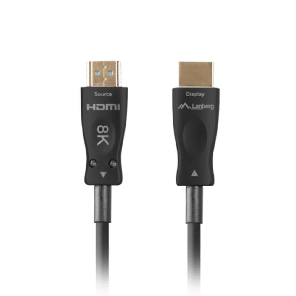 Cable HDMI aoc Lanberg v2.1 m - m óptico activo 8K 60hz 10m negro
