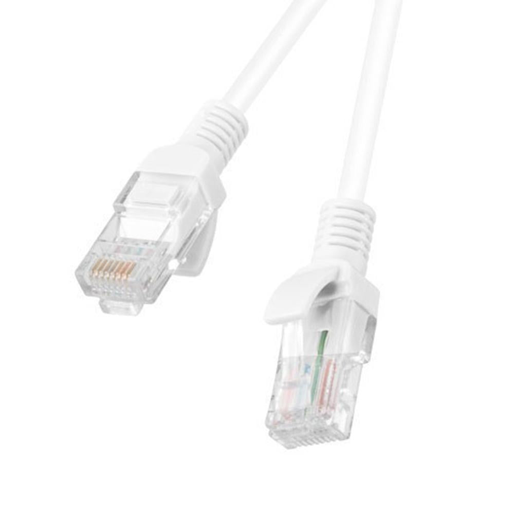 Cable red Lanberg latiguillo cat.6 u utp fluke passed Blanco #blanco
