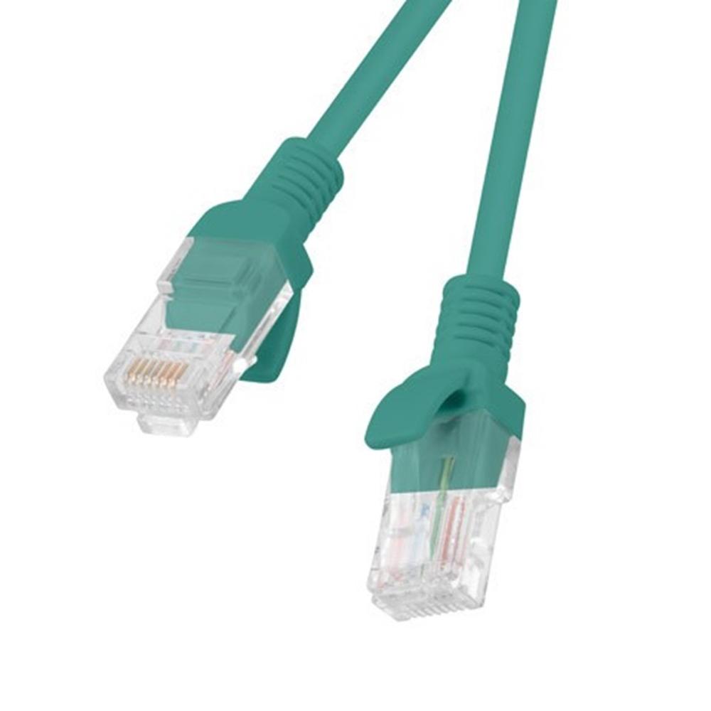 Cable red Lanberg latiguillo cat.6 u utp fluke passed Verde #verde