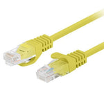 Cable red Lanberg latiguillo cat.6 u utp fluke passed Amarillo #amarillo