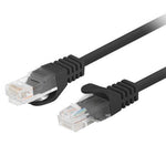Cable red Lanberg latiguillo cat.6 u utp fluke passed Negro #negro
