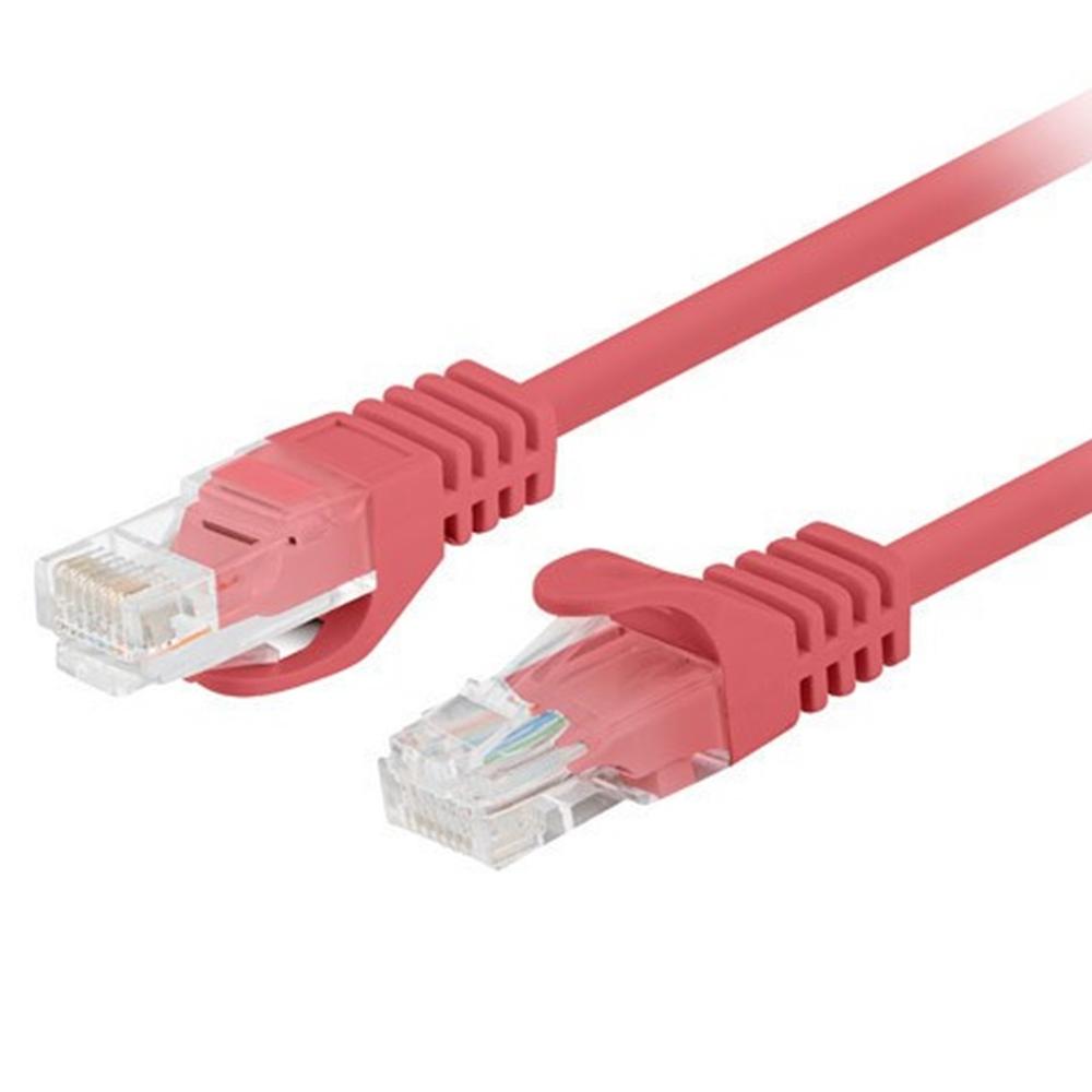 Cable red Lanberg latiguillo cat.6 u utp fluke passed Rojo #rojo