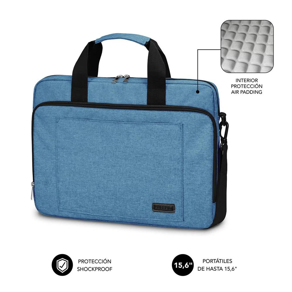 Maletin Subblim air padding para portátil 15.6 pulgadas azul