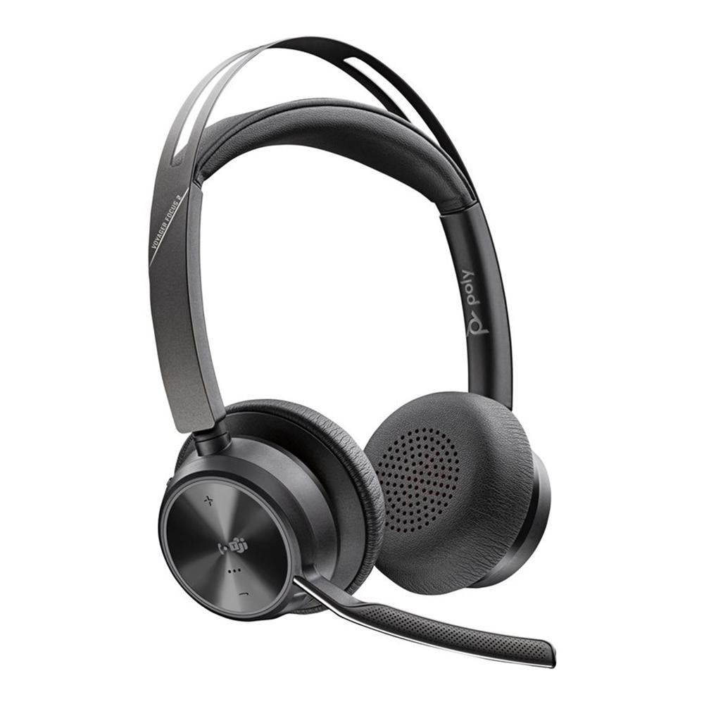 Auriculares Poly voyager focus 2 inalámbrico negro