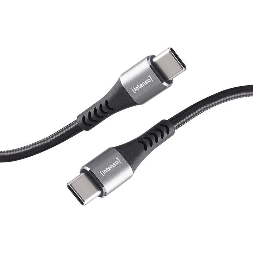 Cable USB tipo c Intenso 1.5m · macho - macho · negro 60w