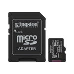 Tarjeta memoria micro sdxc 64GB Kingston canvas select plus + adaptador sd