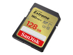 Tarjeta memoria secure digital sdxc 128GB SanDisk extreme clase 10 uhs - i u3