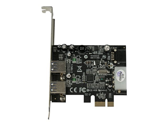 Tarjeta de puertos startech pci express 2 USB en 1