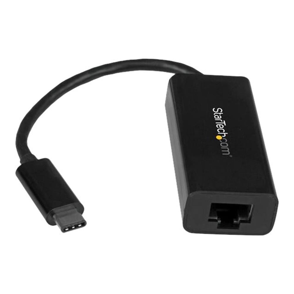 Adaptador USB tipo c a RJ45 startech macho - hembra · negro