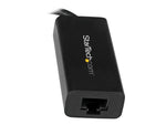 Adaptador USB tipo c a RJ45 startech macho - hembra · negro