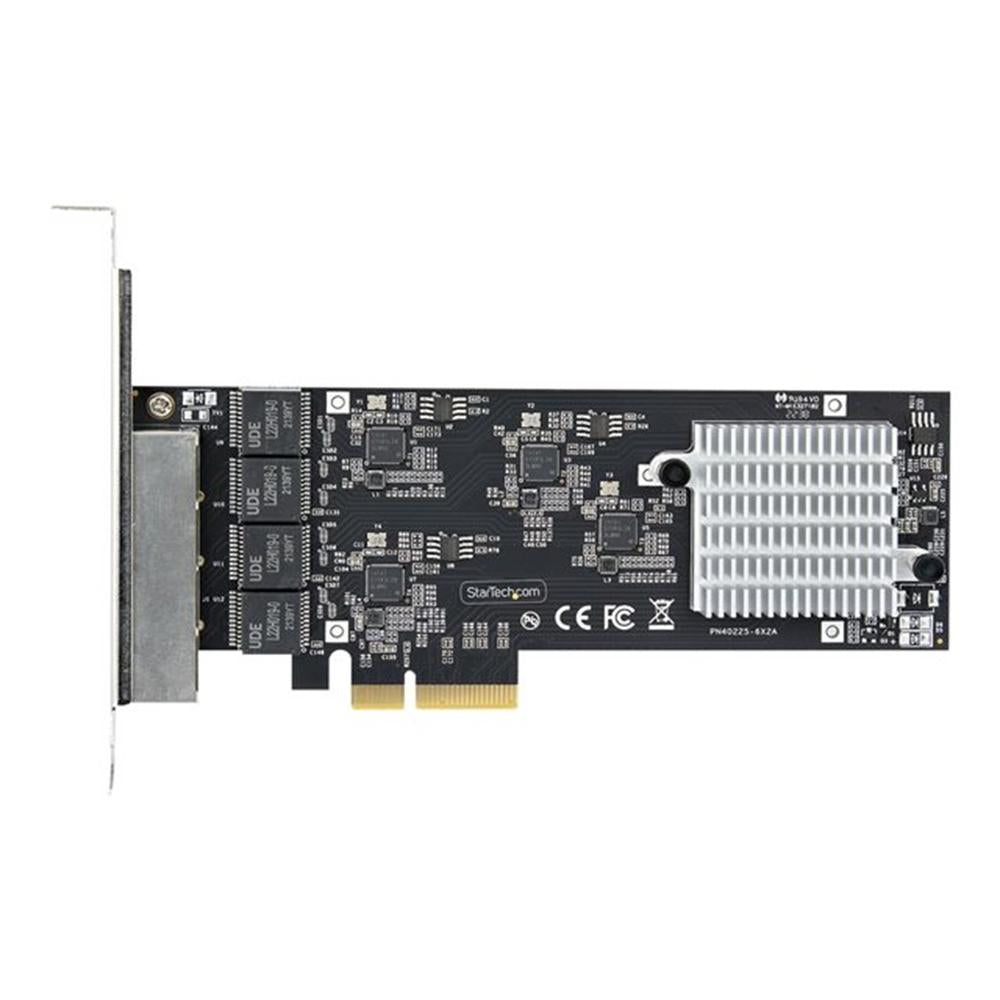 Tarjeta red startech pr42gi - network - card 4x rj45