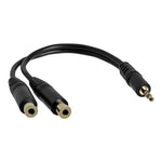 Cable mini jack 3.5mm startech · macho hembra ·