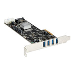 Tarjeta de puertos pci express startech pexusb3s44v 4x USB 3.0