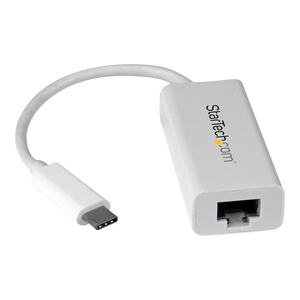 Adaptador USB tipo c a RJ45 startech macho - hembra blanco