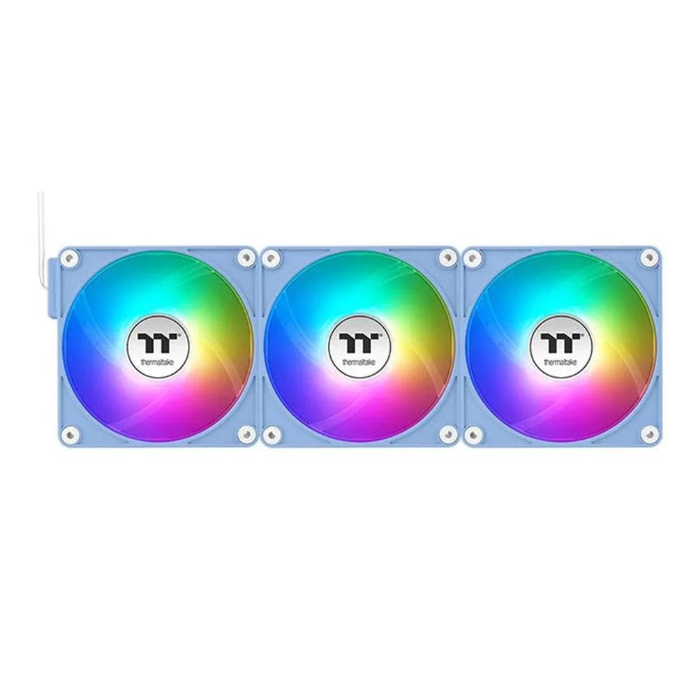 Ventilador caja magnético Thermaltake ct120 ex argb 3x 120mm azul hydrangea