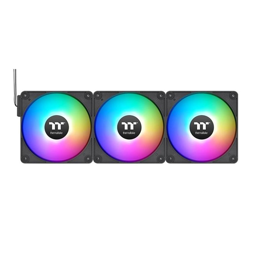 Ventilador caja magnético Thermaltake ct120 ex argb 3x 120mm negro