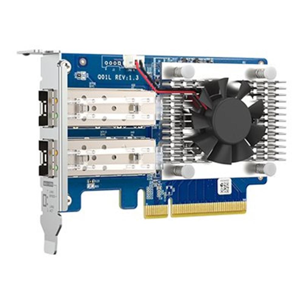 Tarjeta red qnap qxg - 10g2sf - nxe 2x sfp+