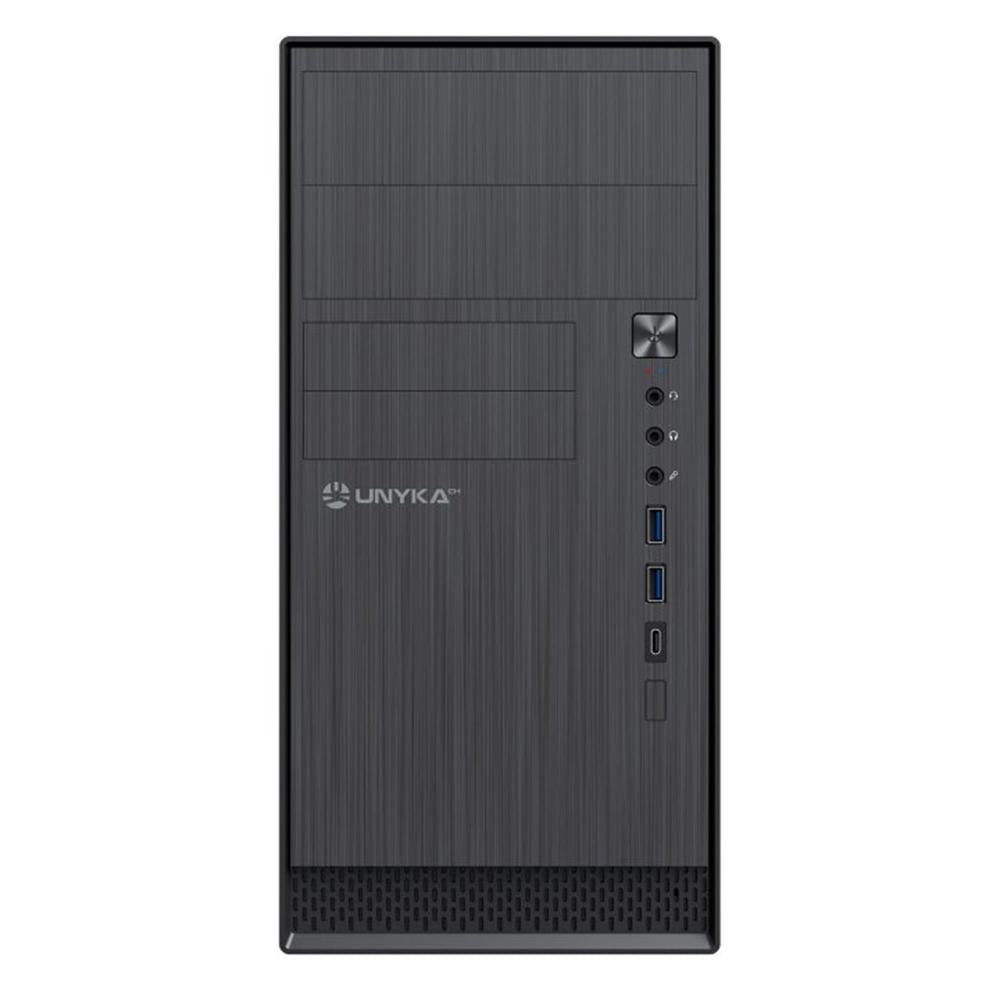Caja ordenador Unykach aero c12 mATX negra