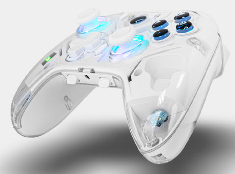 Gamepad Krom krystal inalámbrico RGB BT 5.0