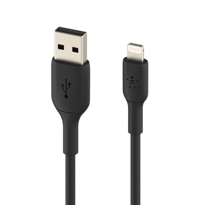 Cable lightning a USB tipo a Belkin · macho macho · Negro detalle #negro
