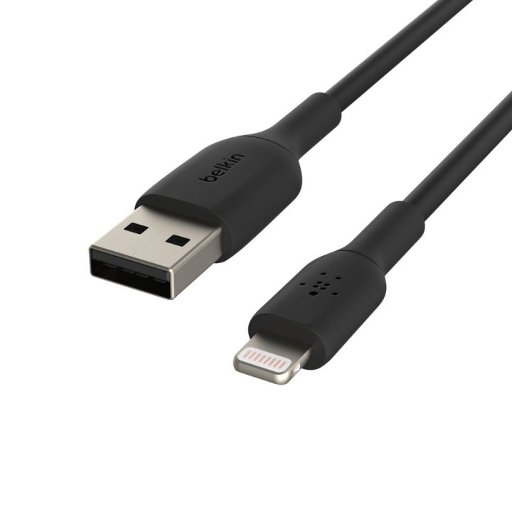 Cable lightning a USB tipo a Belkin · macho macho · Negro detalle #negro