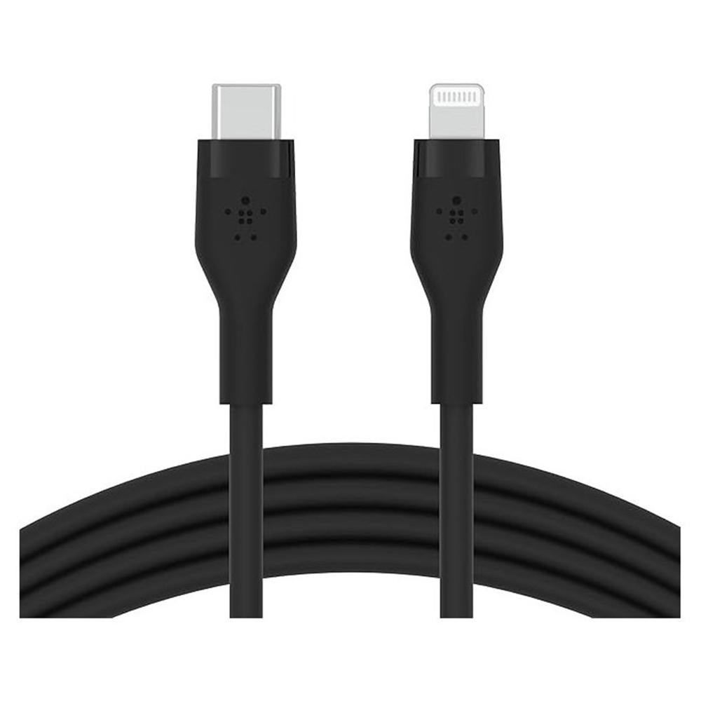 Cable lightning a USB tipo c Belkin 1m · macho - macho · negro
