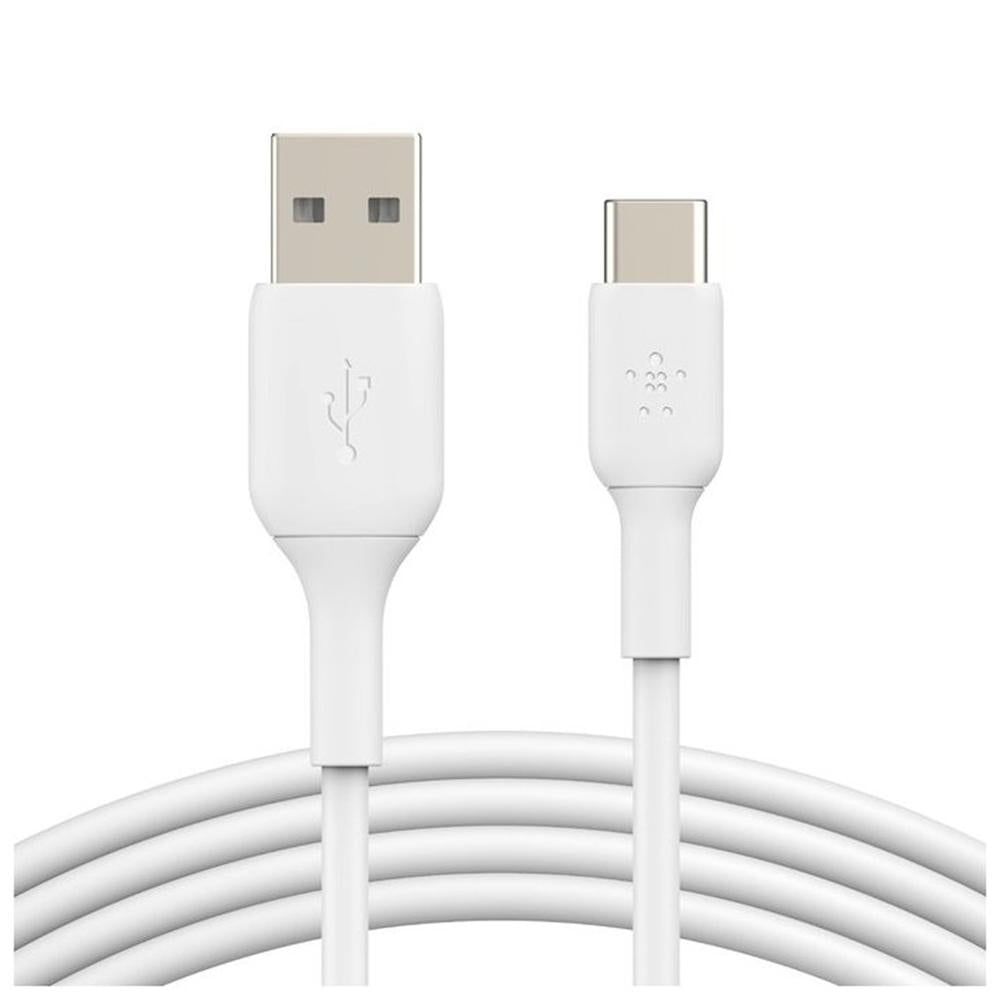 Cable USB tipo c a USB tipo a Belkin 1m · macho - macho · blanco 2 unidades