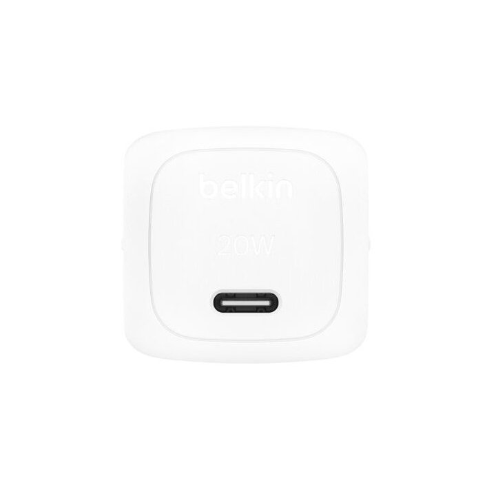 Cargador de pared Belkin wca009kqwh 20w USB tipo c blanco