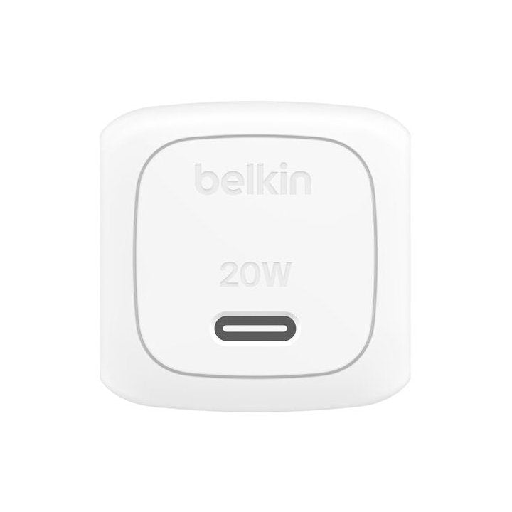 Cargador de pared Belkin wca009kqwh 20w USB tipo c blanco