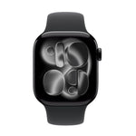 Smartwatch Apple watch s11 GPS + cellular 42mm jet black aluminium case black sport band · s - m