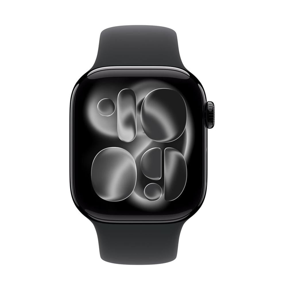 Smartwatch Apple watch s11 GPS + cellular 42mm jet black aluminium case black sport band · s - m