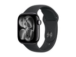 Smartwatch Apple watch s11 GPS + cellular 42mm jet black aluminium case black sport band · s - m