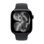 Smartwatch Apple watch s11 GPS + cellular 46mm jet black aluminium case black sport band · m - l