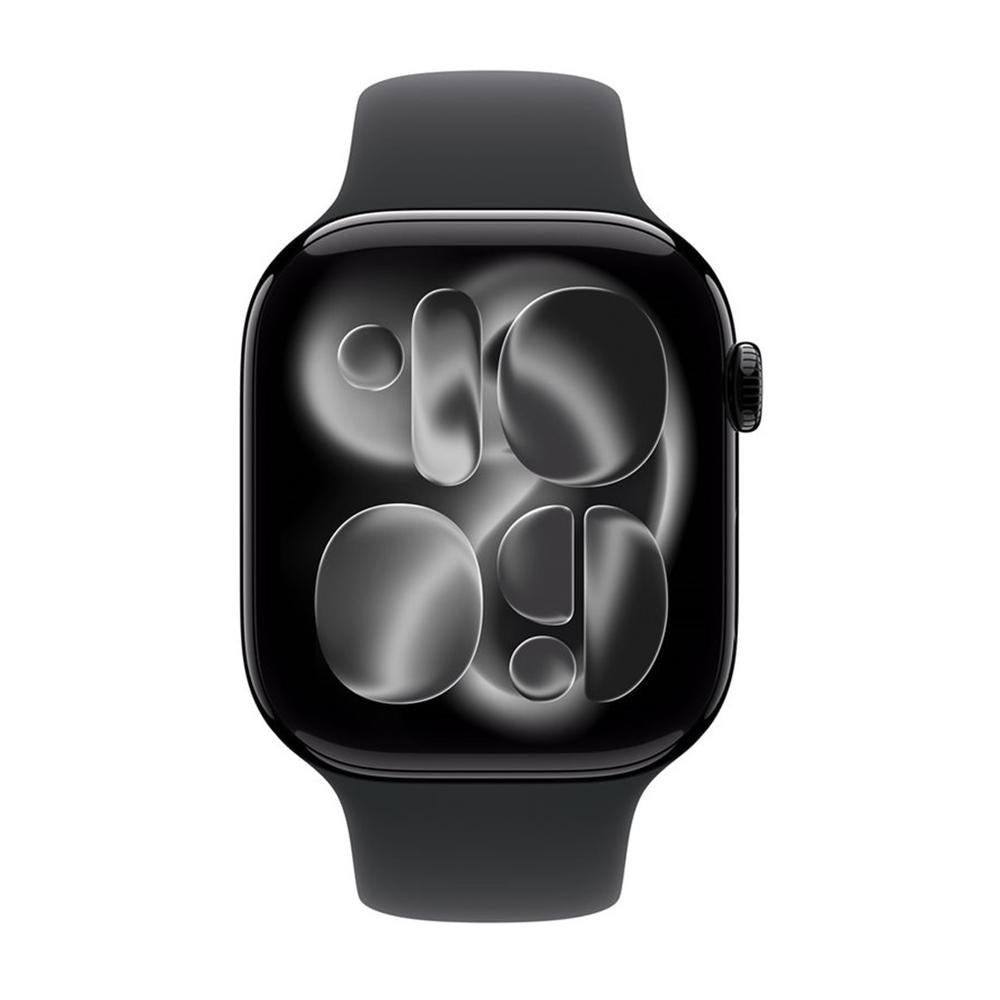 Smartwatch Apple watch s11 GPS + cellular 46mm jet black aluminium case black sport band · m - l