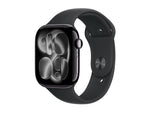 Smartwatch Apple watch s11 GPS + cellular 46mm jet black aluminium case black sport band · m - l