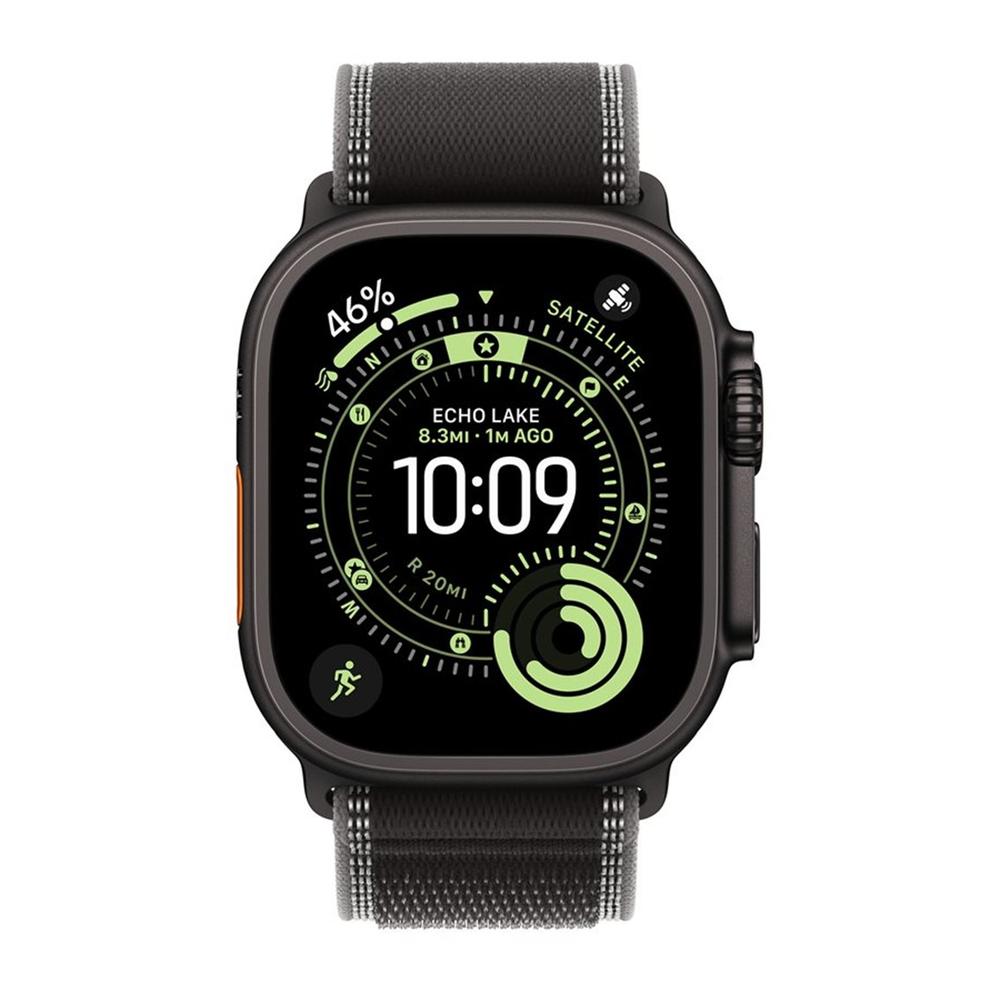 Smartwatch Apple watch ultra 3 GPS + cellular 49mm black titanium case black - charcoal trail loop · s - m
