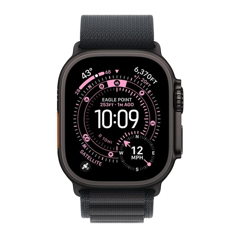 Smartwatch Apple watch ultra 3 GPS + cellular 49mm black titanium case black alpine loop · l