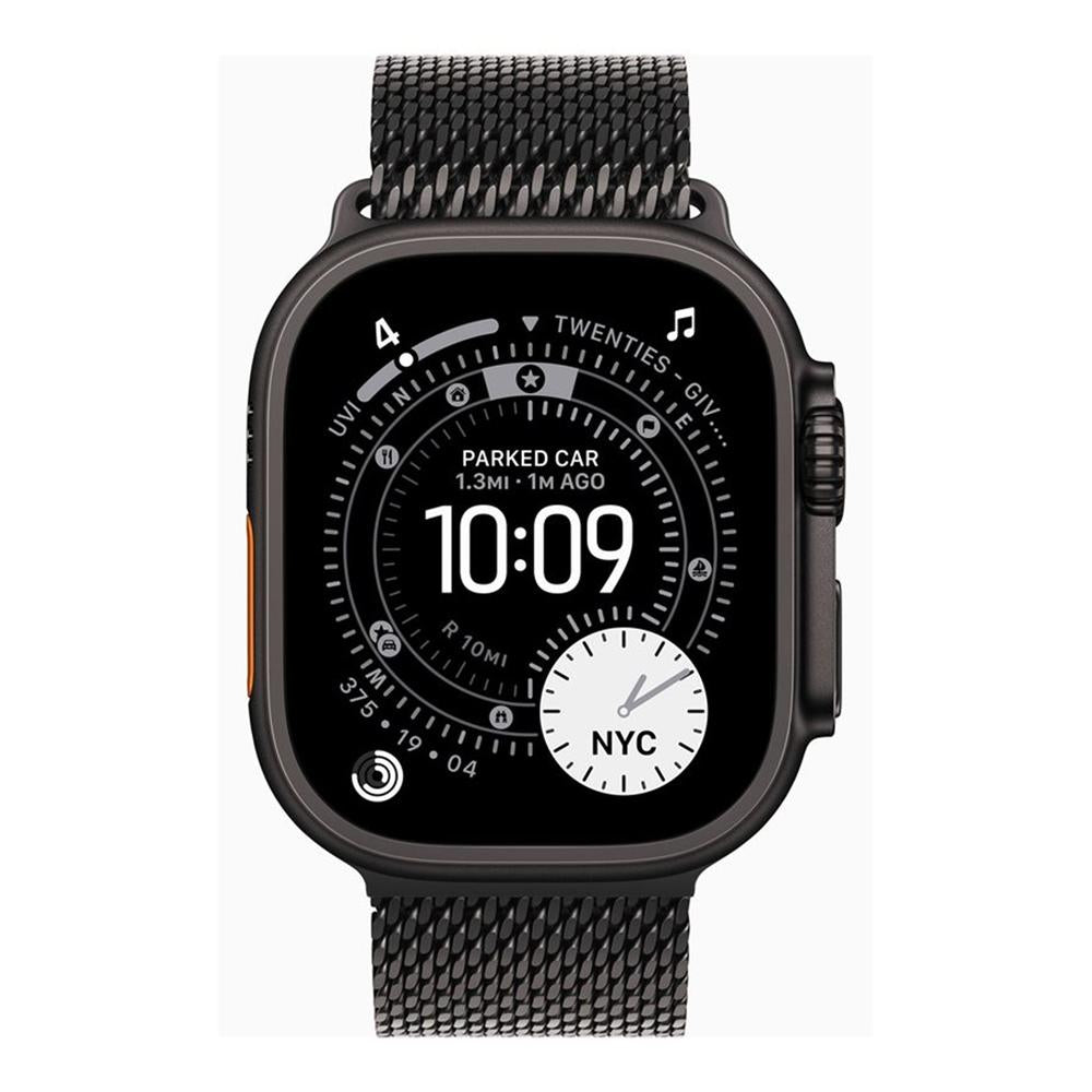 Smartwatch Apple watch ultra 3 GPS + cellular 49mm black titanium case black titanium milanese loop · l