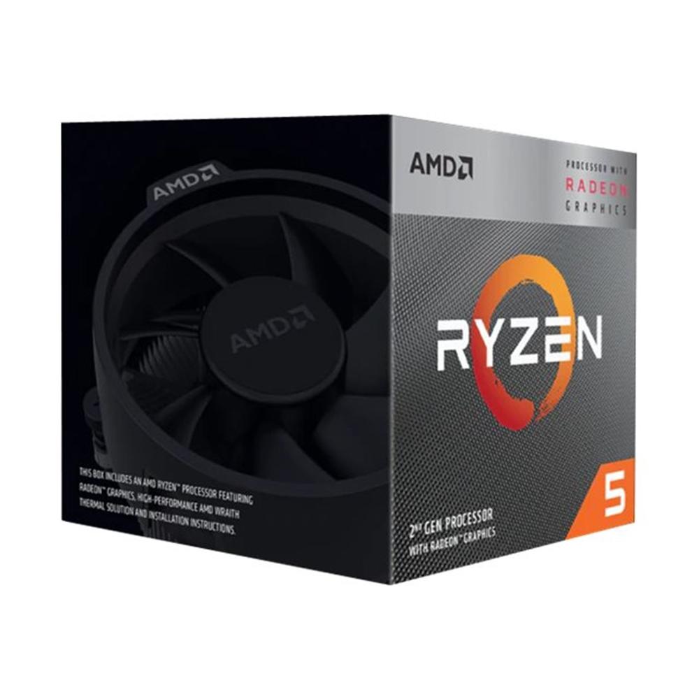Procesador AMD Ryzen 5 3400g 4 núcleos 3.7ghz 4MB am4 box