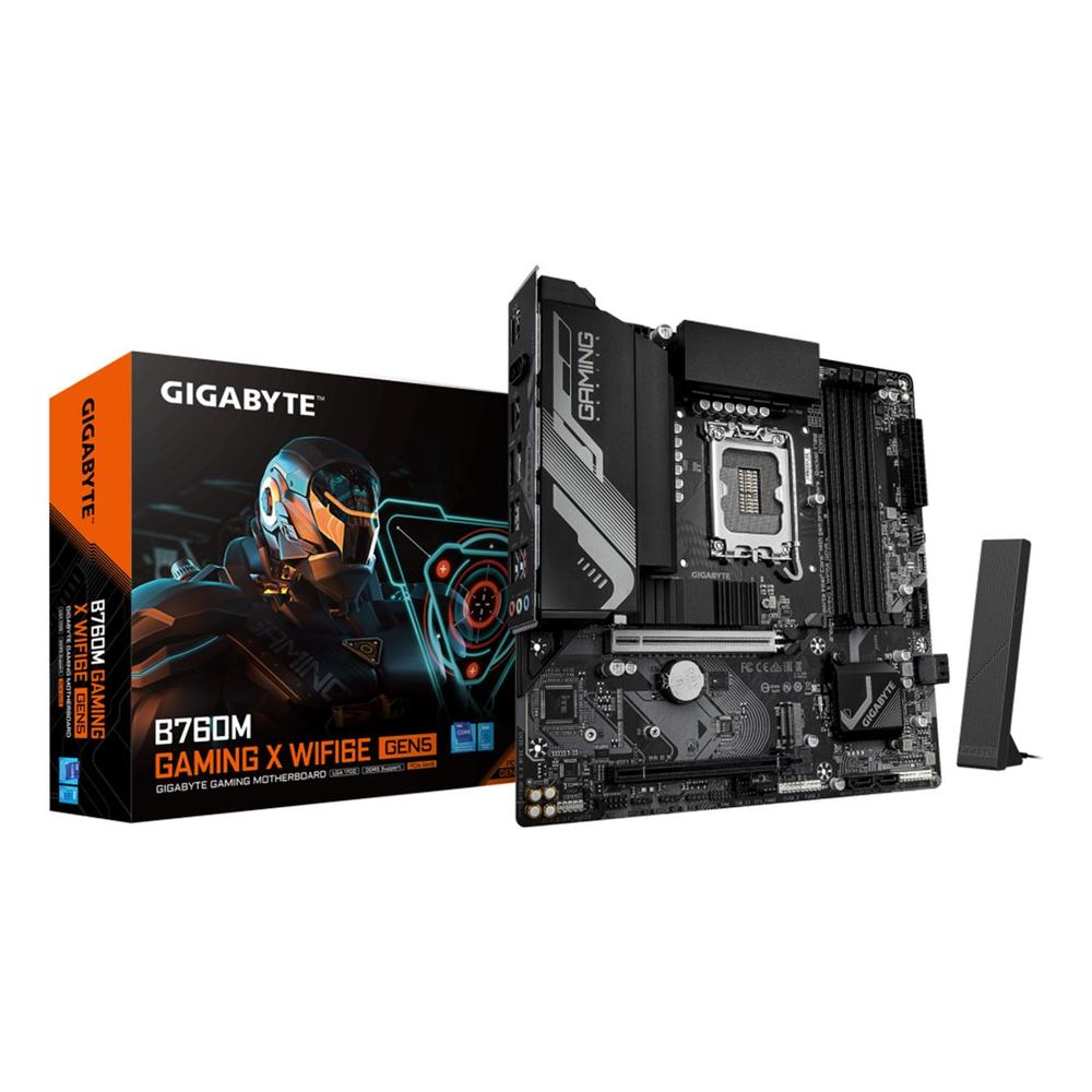Placa base Gigabyte b760m gaming x wifi6e gen5 mat · 4x DDR5