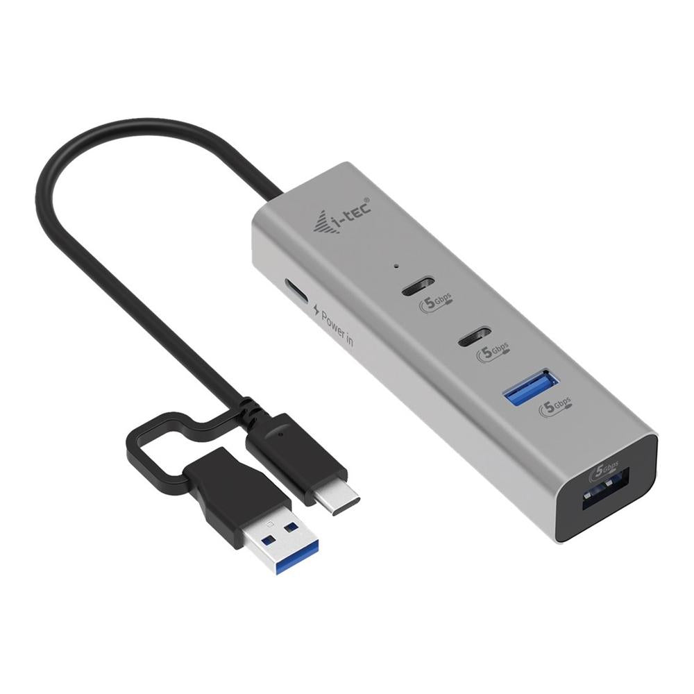 Hub i - tec USB tipo c - USB tipo a 4 en 1