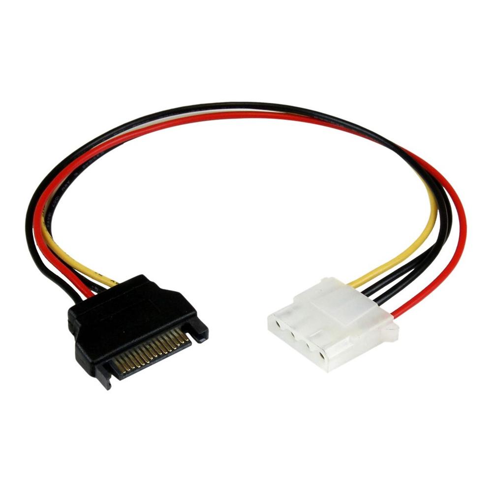 Cable SATA a lp4 startech 0.30m · macho - hembra