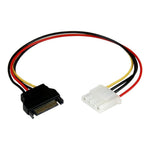 Cable SATA a lp4 startech 0.30m · macho - hembra