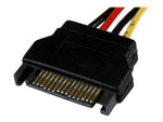 Cable SATA a lp4 startech 0.30m · macho - hembra