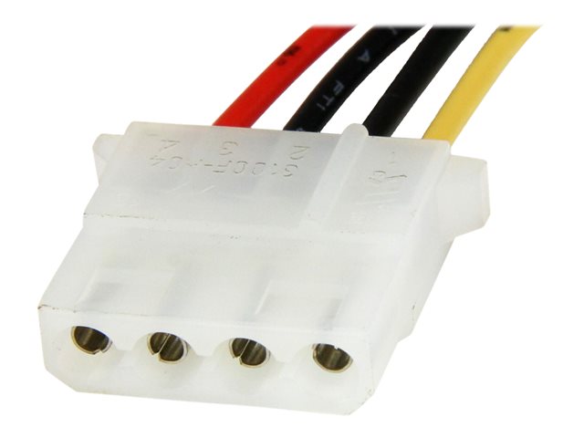 Cable SATA a lp4 startech 0.30m · macho - hembra