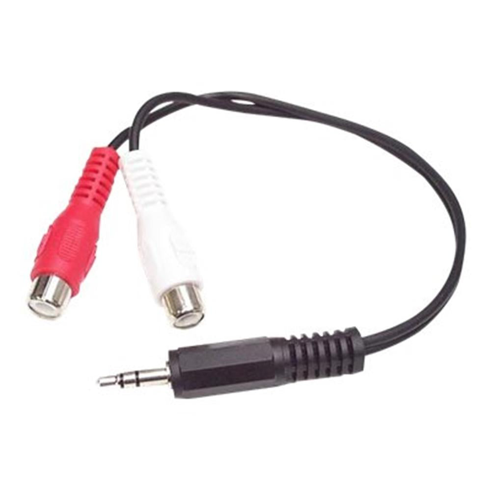 Cable mini jack 3.5mm startech 0.15m · macho - hembra