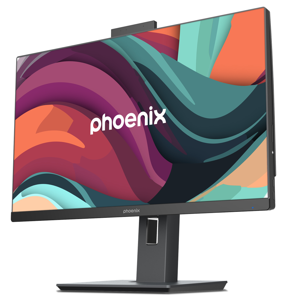 Barebone all in one phoenix campro 27 pulgadas placa asus h610t2 DDR5 con adaptador 120w
