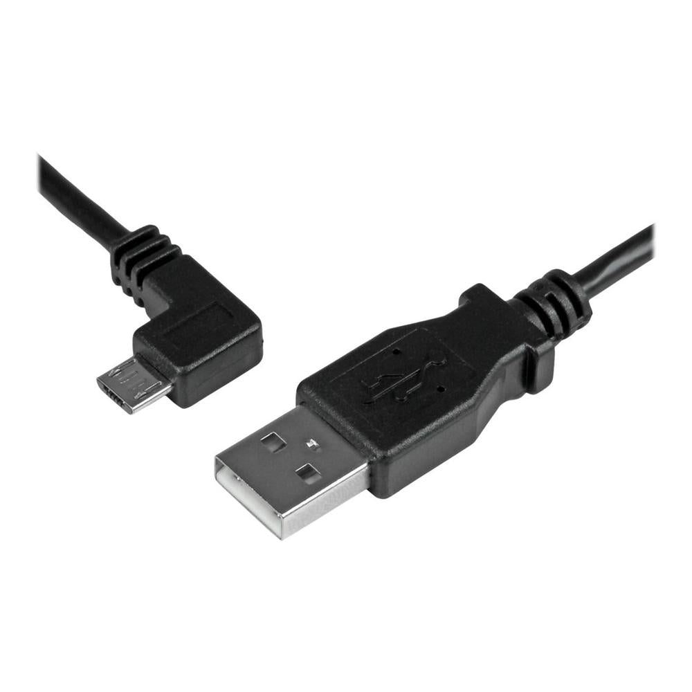 Cable micro USB tipo b a USB 2.0 startech 2m · macho - macho · negro