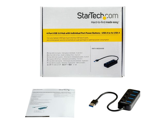 Hub startech USB 3.0 4 en 1