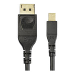 Cable mini dp a dp startech 1m · macho - macho · negro